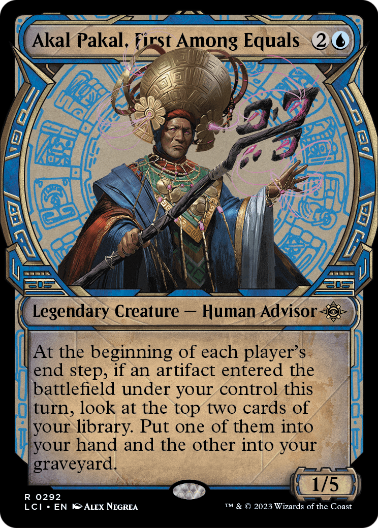 Akal Pakal, First Among Equals (Showcase) [The Lost Caverns of Ixalan] Foil