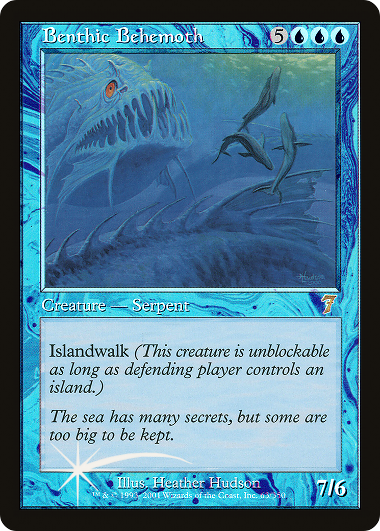 Benthic Behemoth (7ED-63★) - Seventh Edition Foil