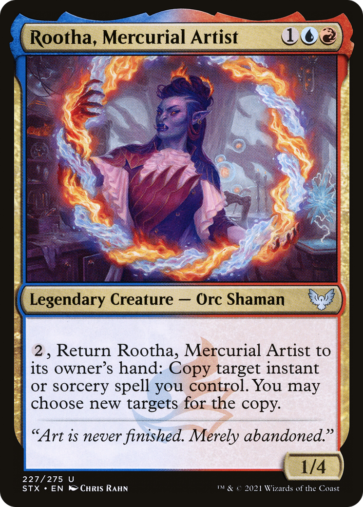 Rootha, Mercurial Artist [Strixhaven: School of Mages] Foil