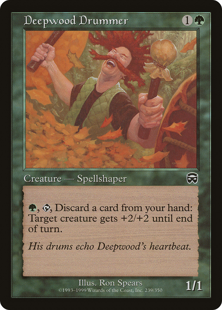 Deepwood Drummer [Mercadian Masques] Foil