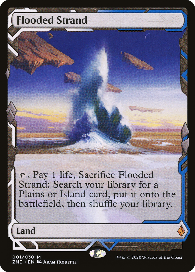 Flooded Strand (Expeditions) [Zendikar Rising Expeditions] Foil