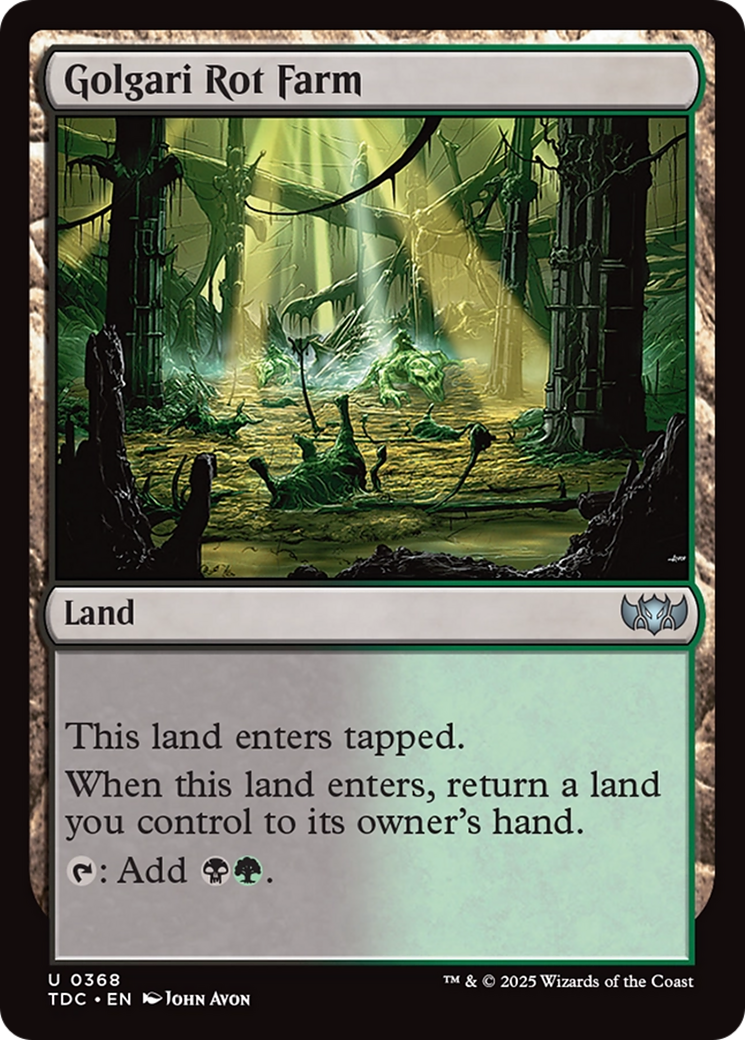 Golgari Rot Farm (368) [Commander: Tarkir: Dragonstorm]