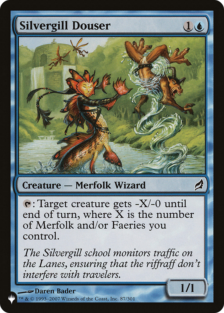 Silvergill Douser |  (LRW-87) [The List]