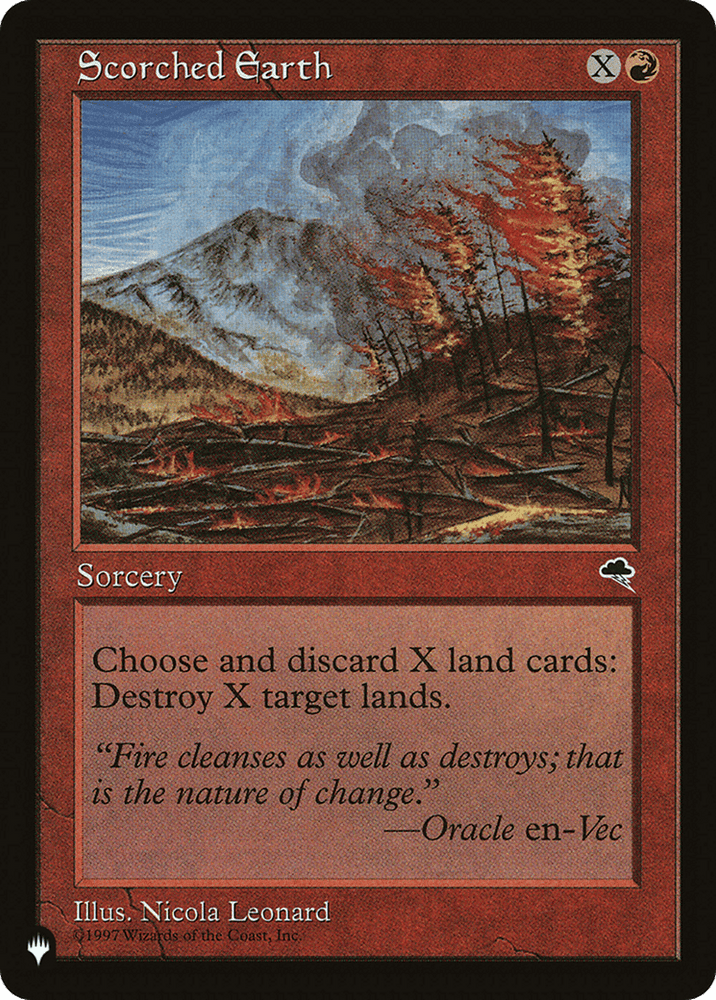 Scorched Earth [The List]