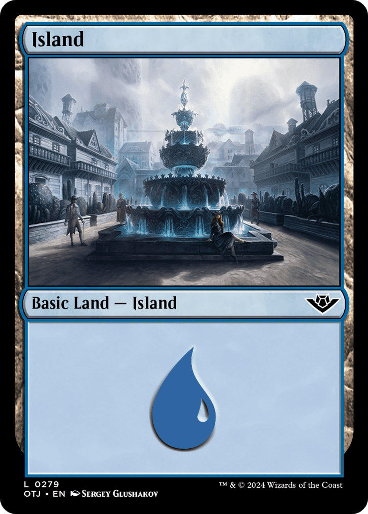 Island (0279) [Outlaws of Thunder Junction] Foil