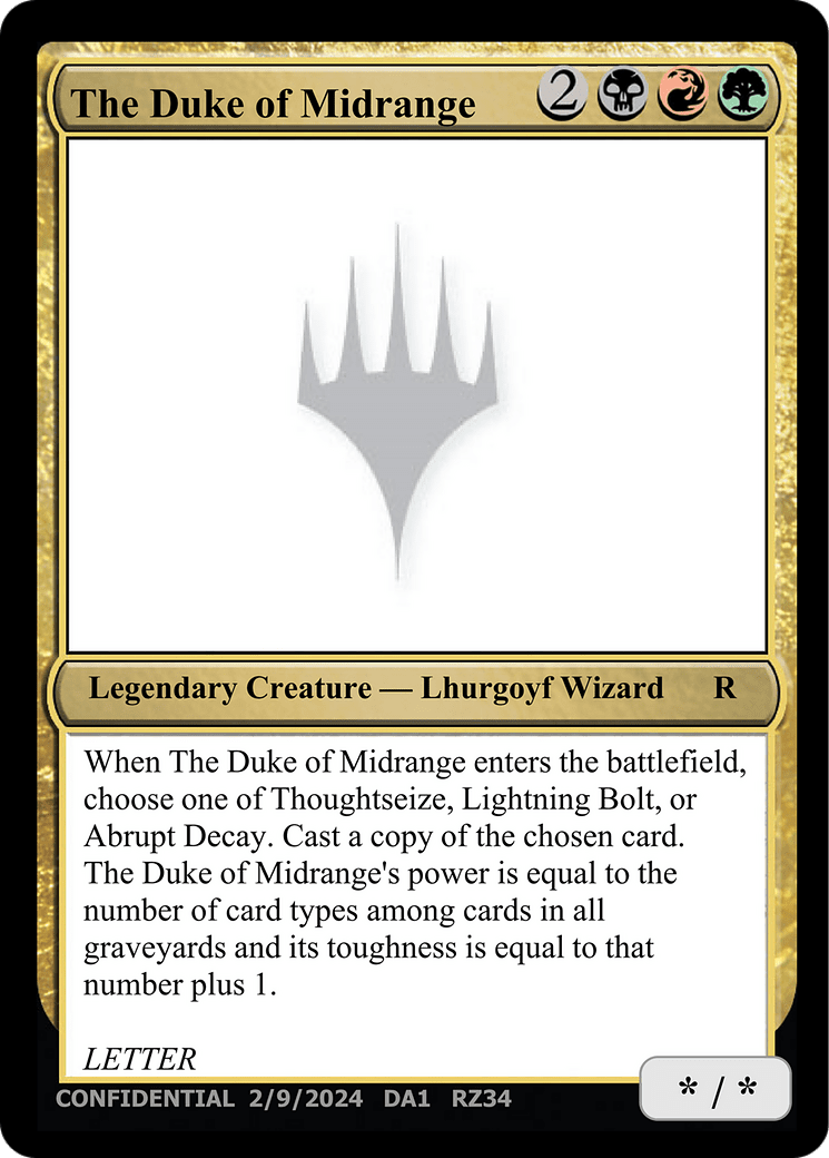 The Duke of Midrange (DA1-RZ34) - Unknown Event