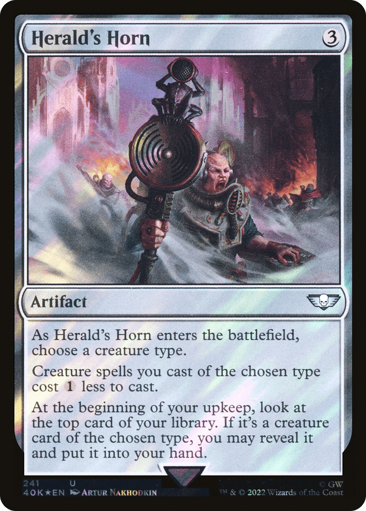 Herald's Horn (Surge Foil) [Warhammer 40,000]