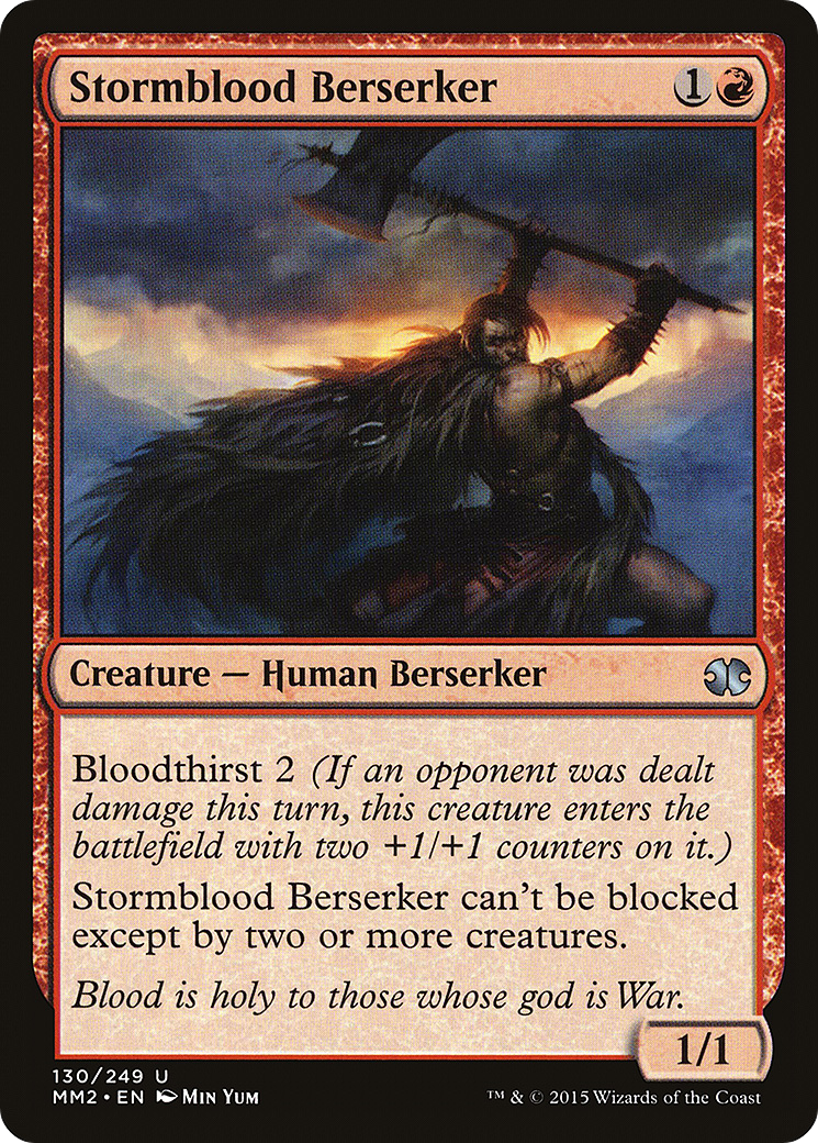 Stormblood Berserker [Modern Masters 2015] Foil