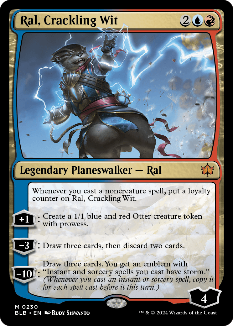 Ral, Crackling Wit [Bloomburrow] Foil