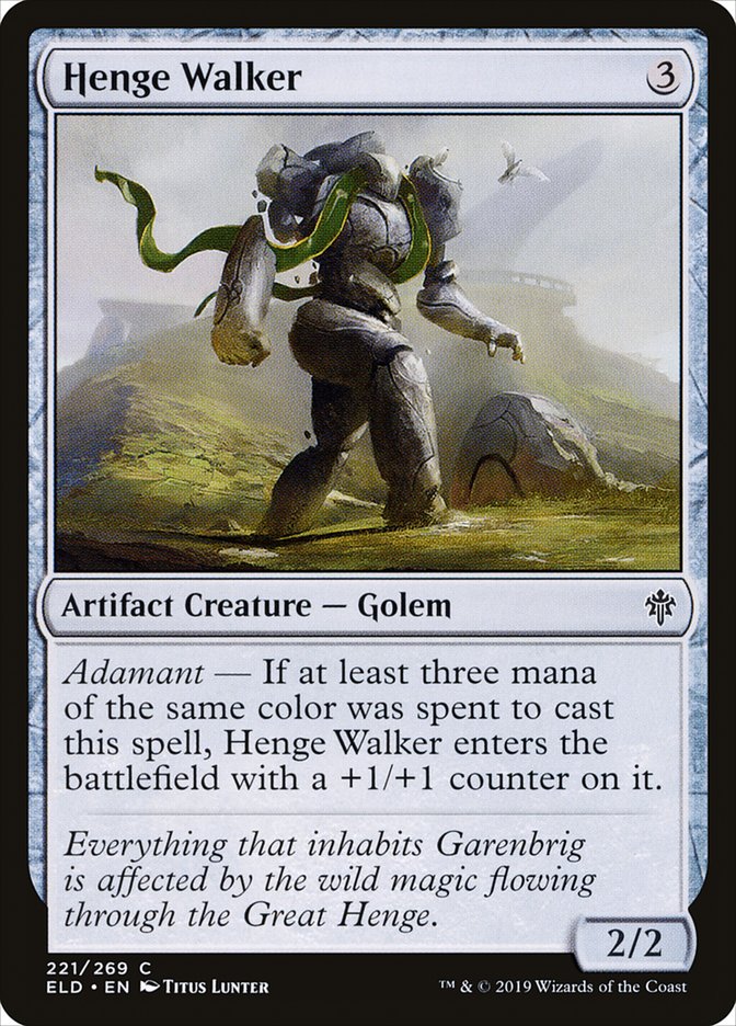 Henge Walker 221 (Throne of Eldraine)  - Foil