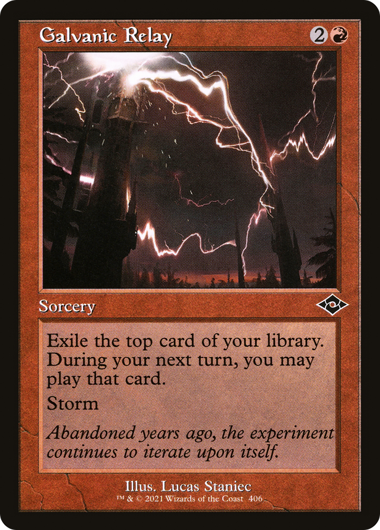Galvanic Relay (MH2-406) - Modern Horizons 2 Etched Foil