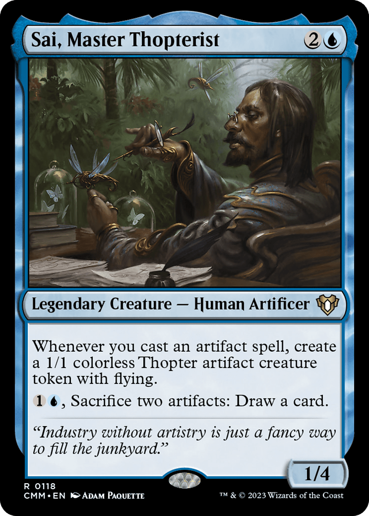 Sai, Master Thopterist [Commander Masters] Foil