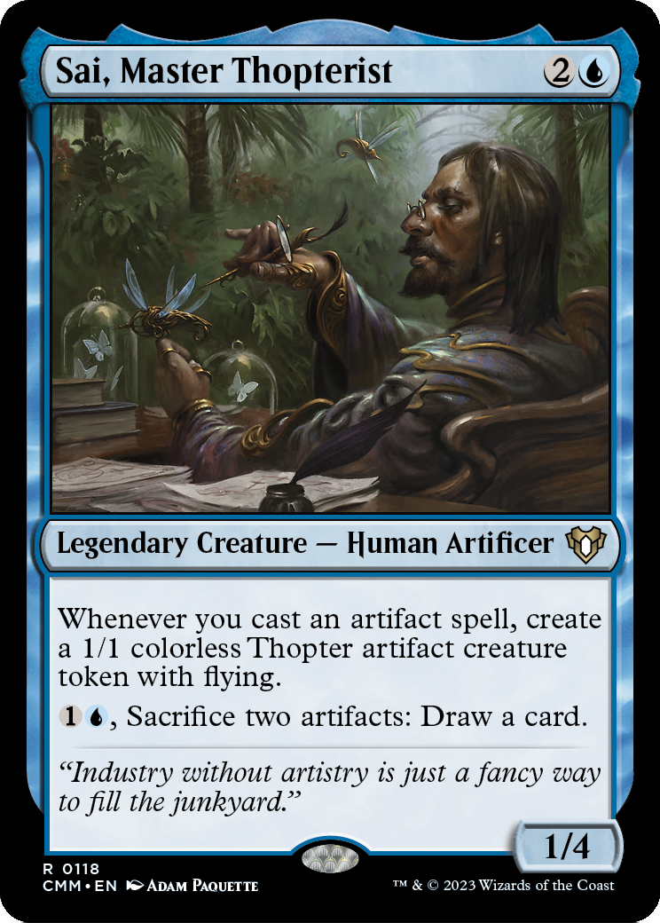 Sai, Master Thopterist [Commander Masters] Foil