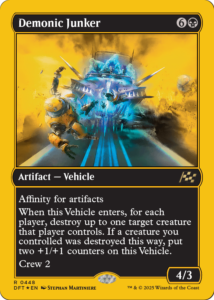 Demonic Junker |  Foil (448) [Aetherdrift]