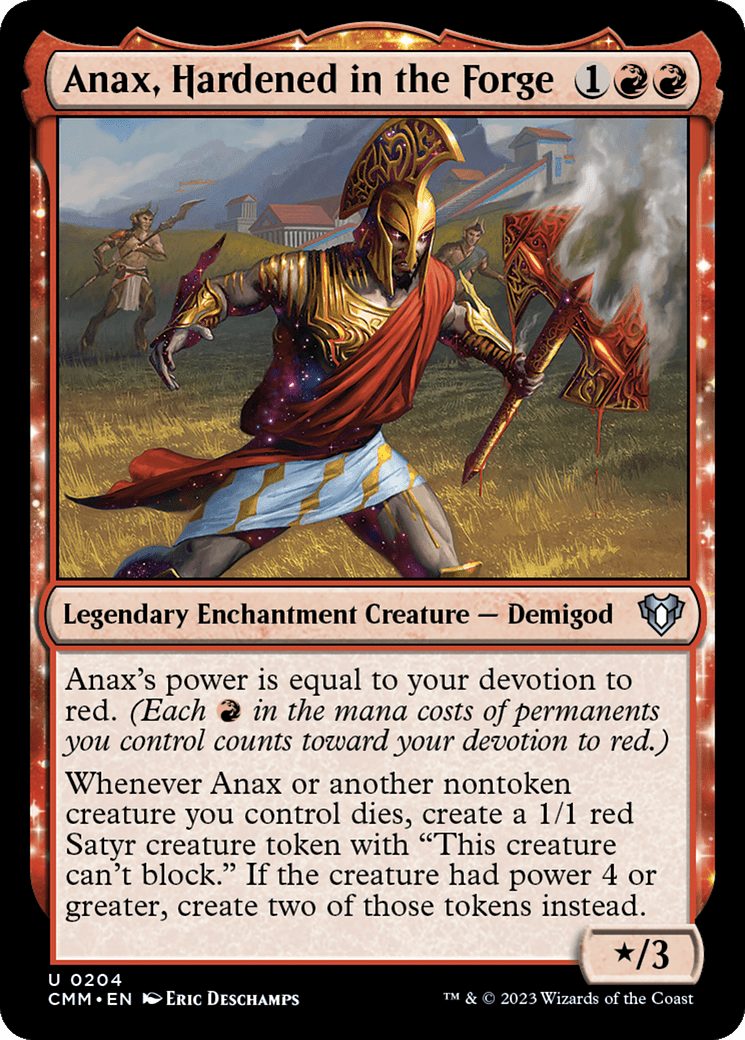 Anax, Hardened in the Forge [Commander Masters]
