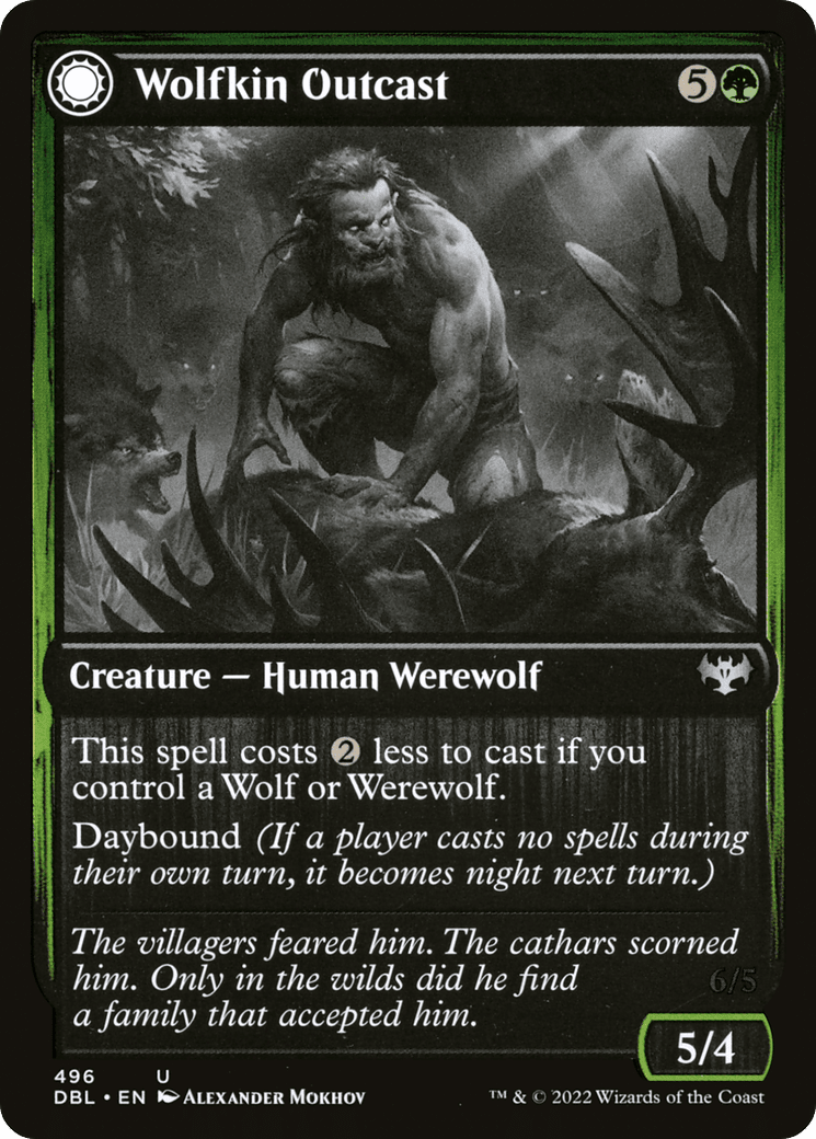 Wolfkin Outcast // Wedding Crasher [Innistrad: Double Feature]