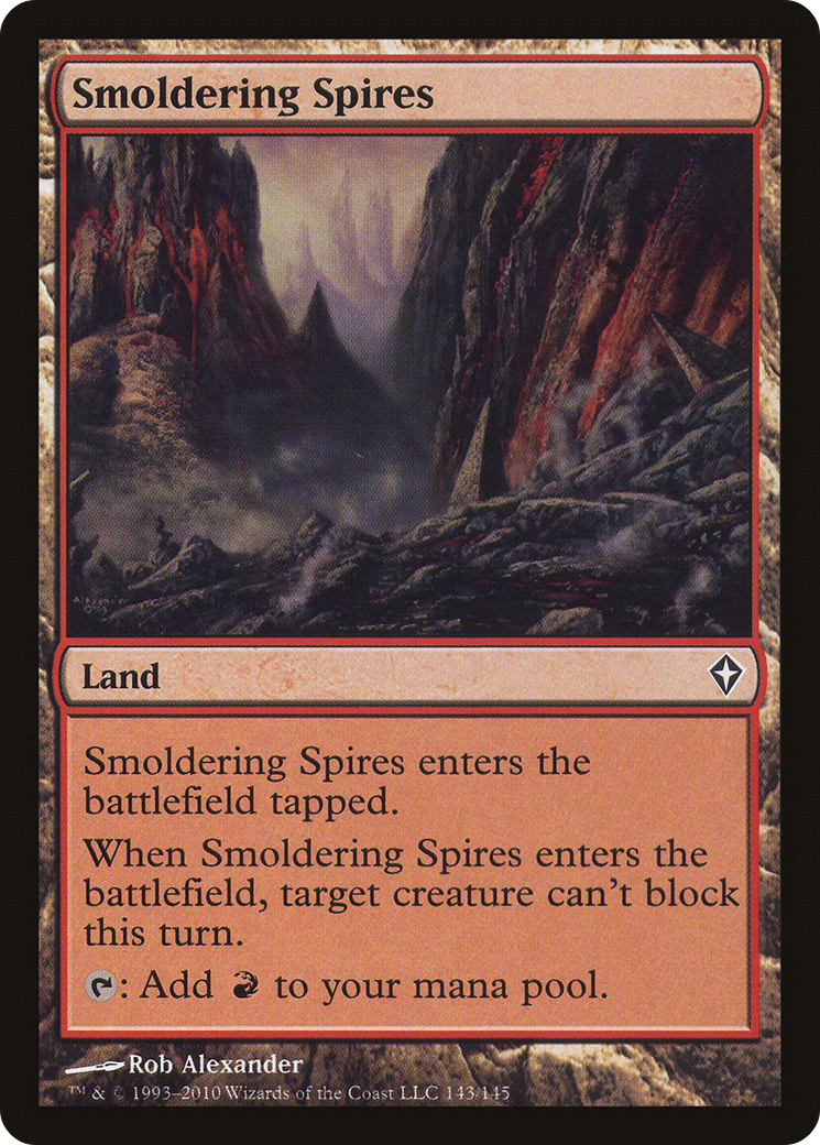 Smoldering Spires [Worldwake] Foil