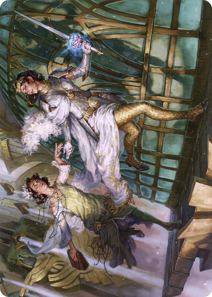 Daring Escape // Daring Escape (ASNC-018) - New Capenna Art Series (Borderless)