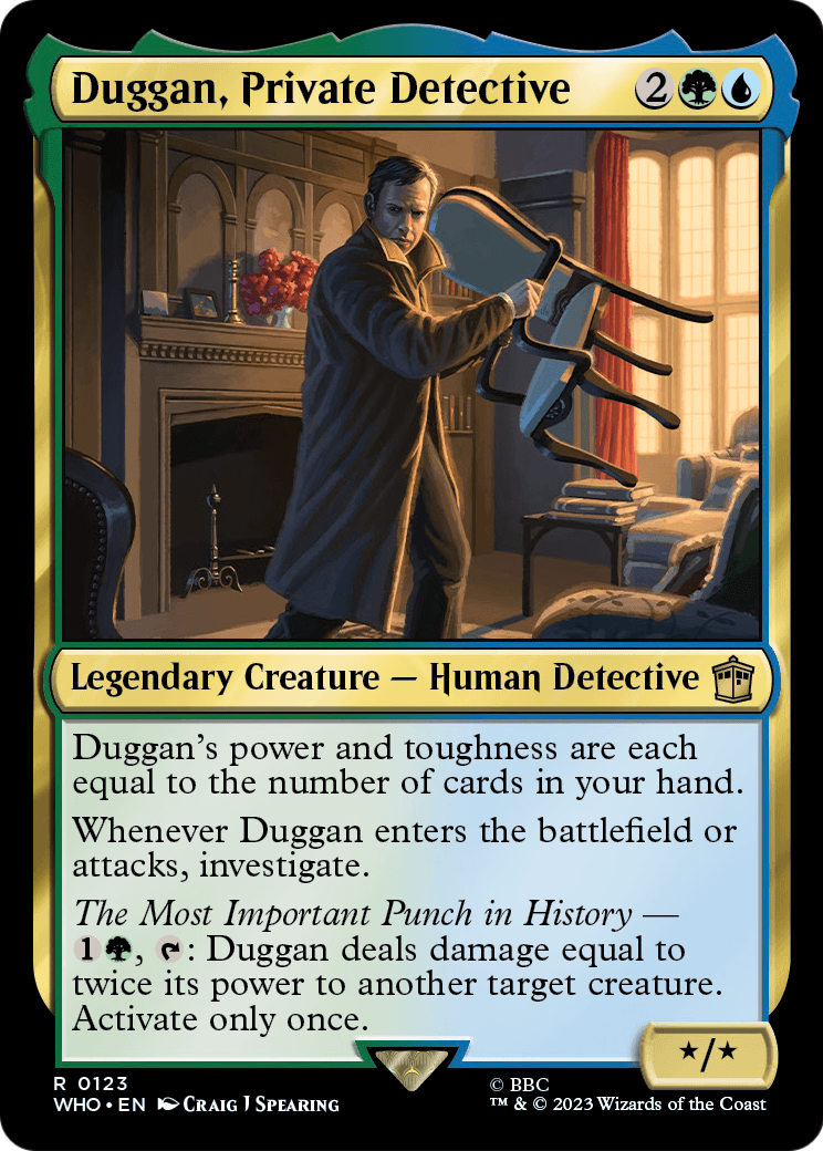 Duggan, Private Detective [Doctor Who] Foil