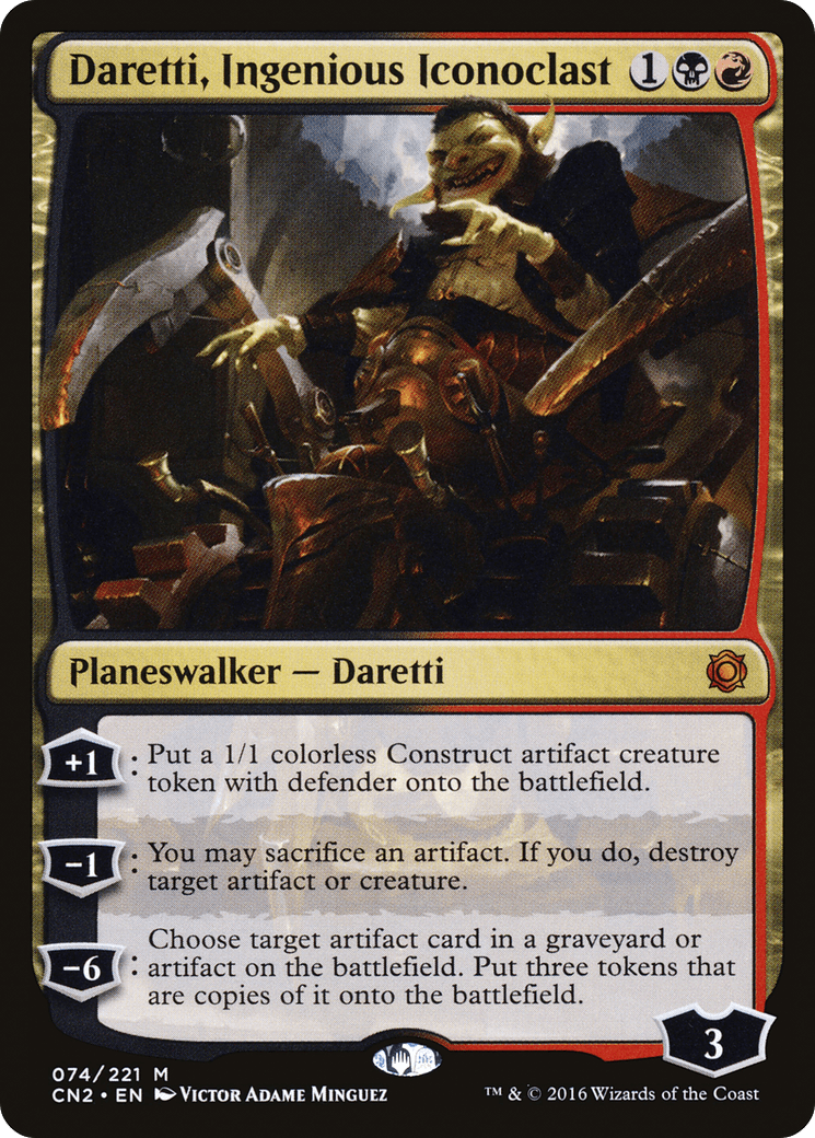 Daretti, Ingenious Iconoclast [Conspiracy: Take the Crown] Foil