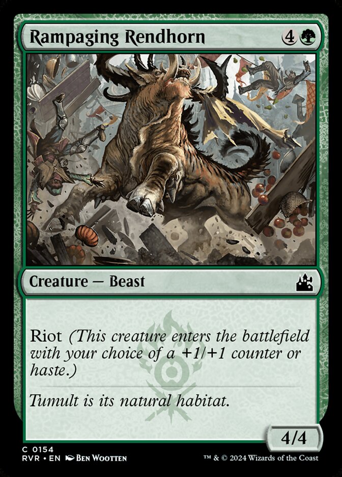 Rampaging Rendhorn 154/291 (Ravnica Remastered) 
