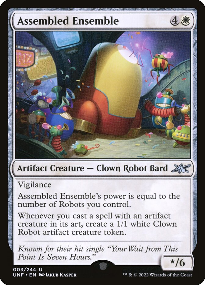 Assembled Ensemble 3/244 (Unfinity)  - Foil