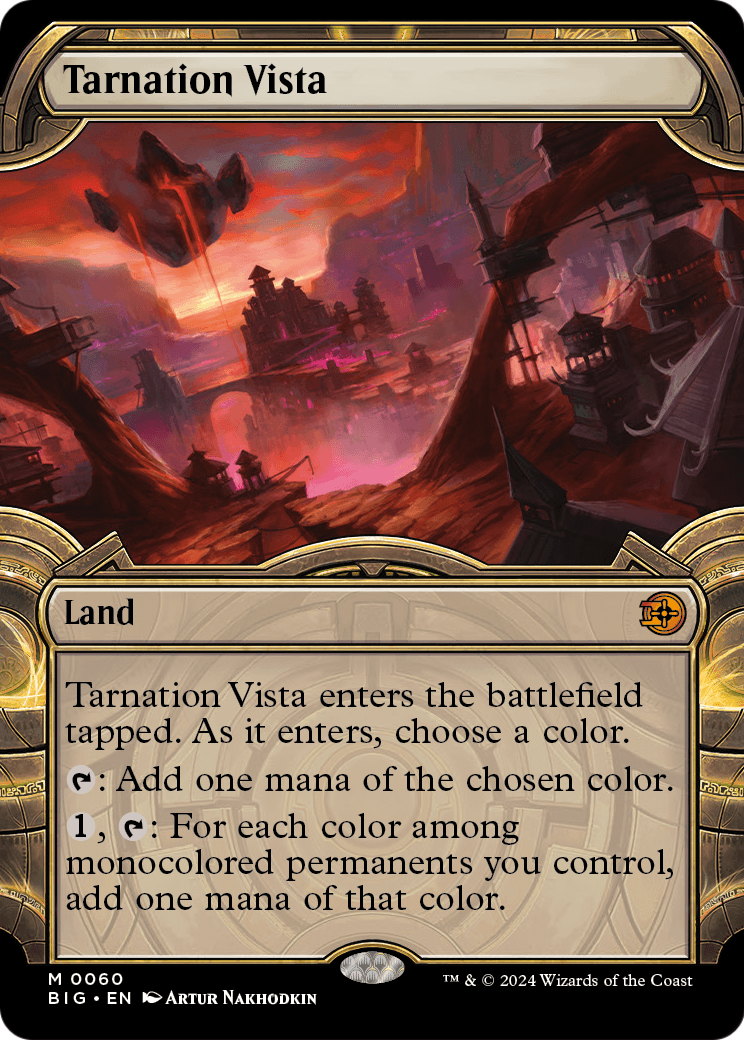 Tarnation Vista (Showcase) [Outlaws of Thunder Junction: The Big Score] Foil