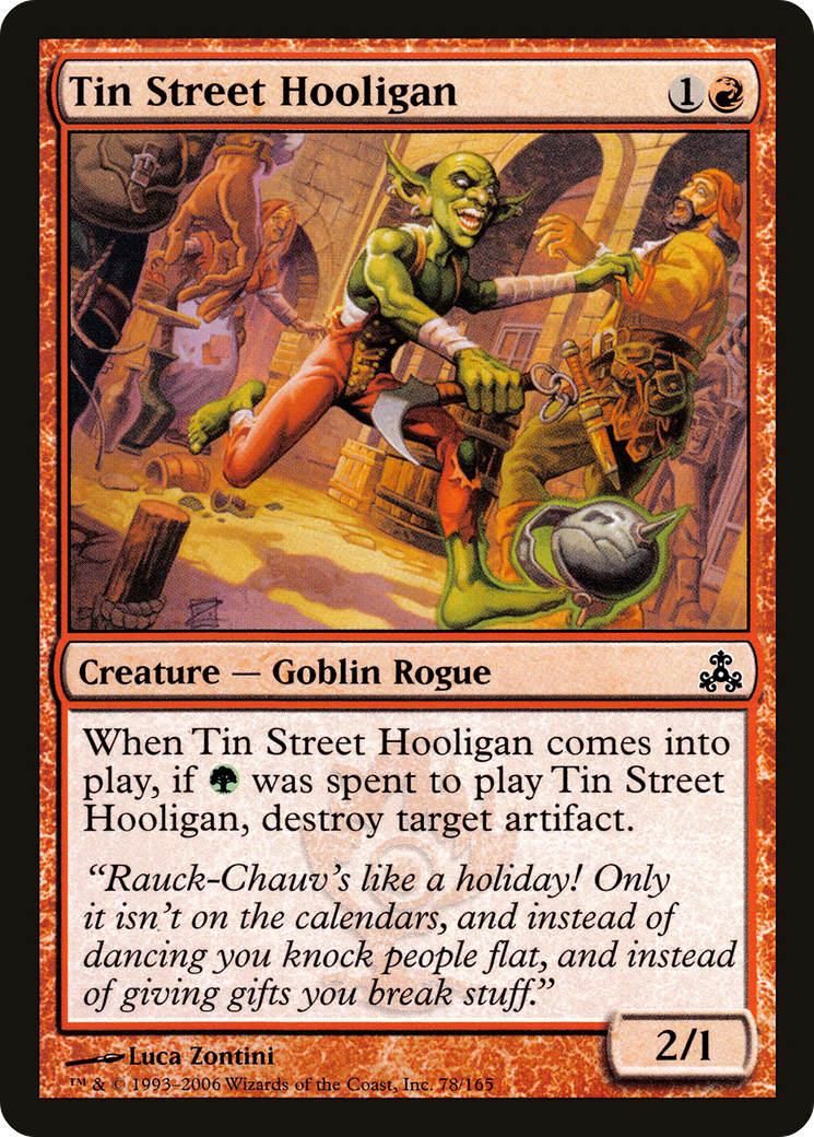 Tin Street Hooligan [Guildpact] Foil