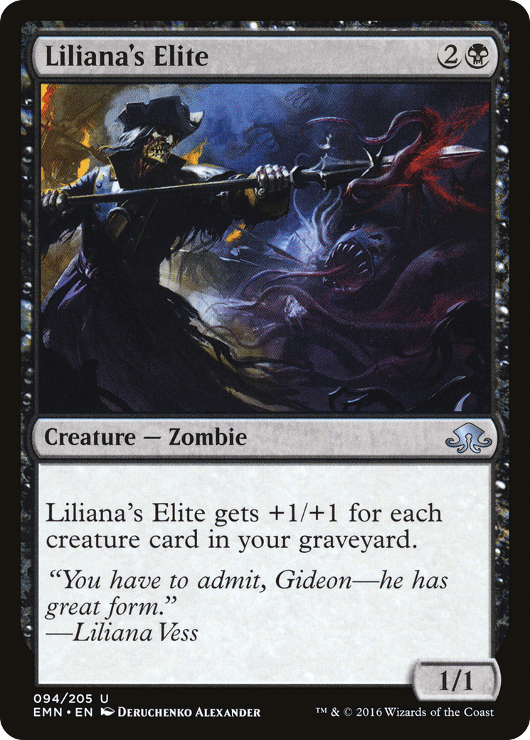 Liliana's Elite [Eldritch Moon] Foil
