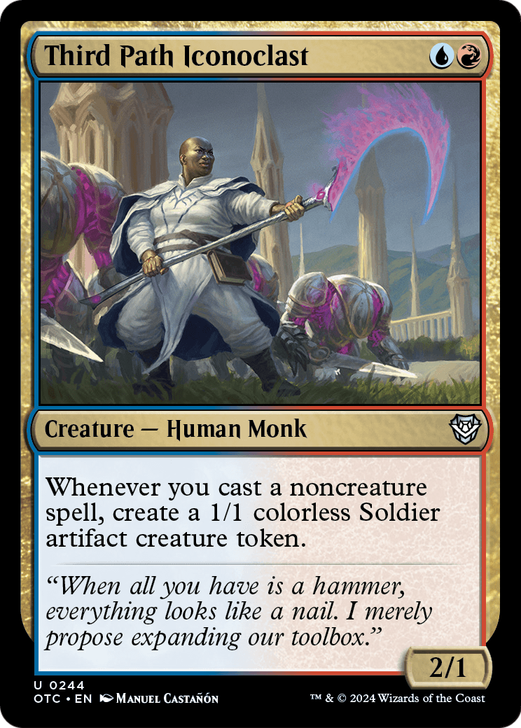 Third Path Iconoclast [Outlaws of Thunder Junction Commander]