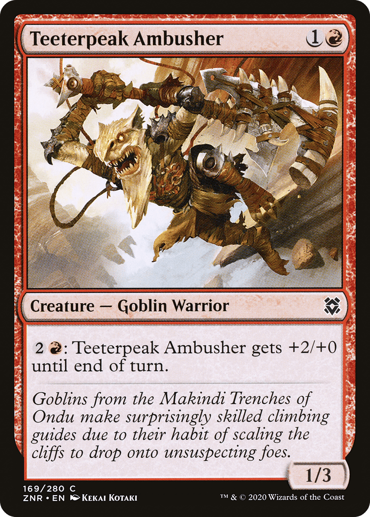 Teeterpeak Ambusher [Zendikar Rising] Foil