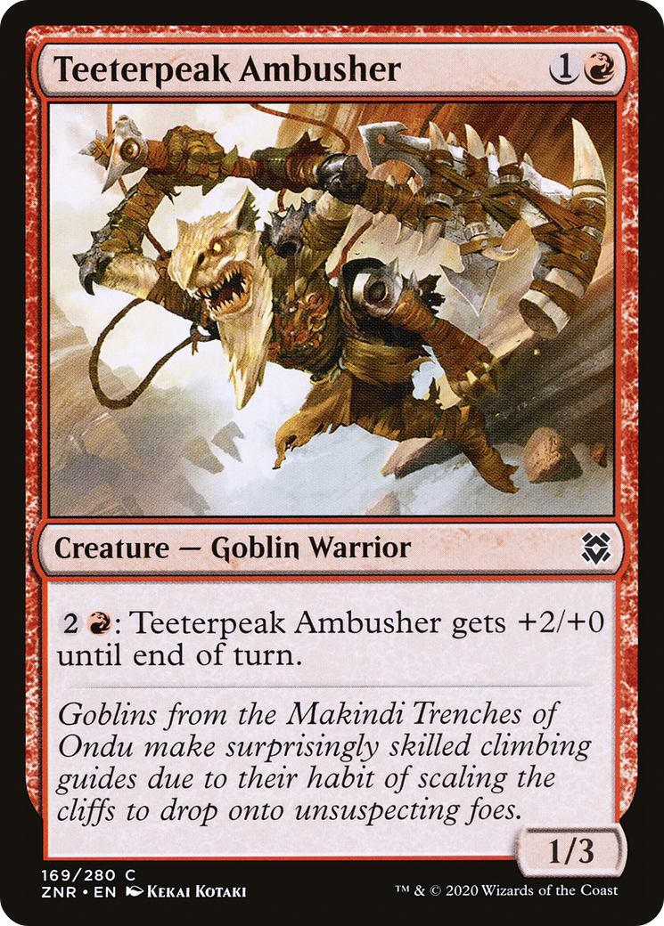 Teeterpeak Ambusher [Zendikar Rising] Foil