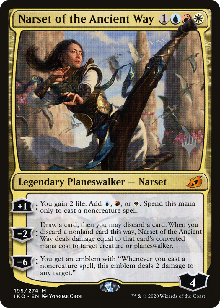 Narset of the Ancient Way (Promo Pack) [Ikoria: Lair of Behemoths Promos] Foil
