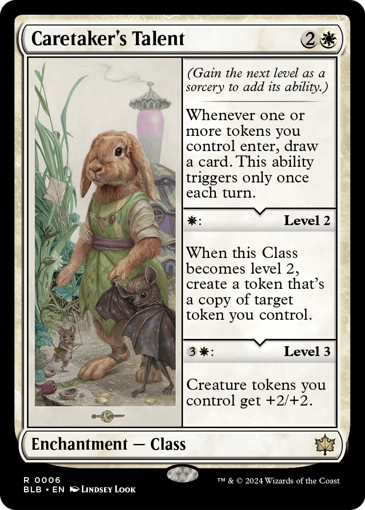 Caretaker's Talent [Bloomburrow] Foil