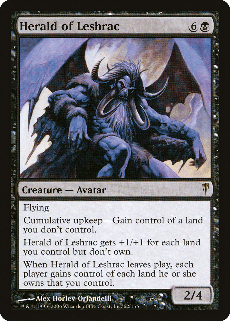 Herald of Leshrac [Coldsnap] Foil