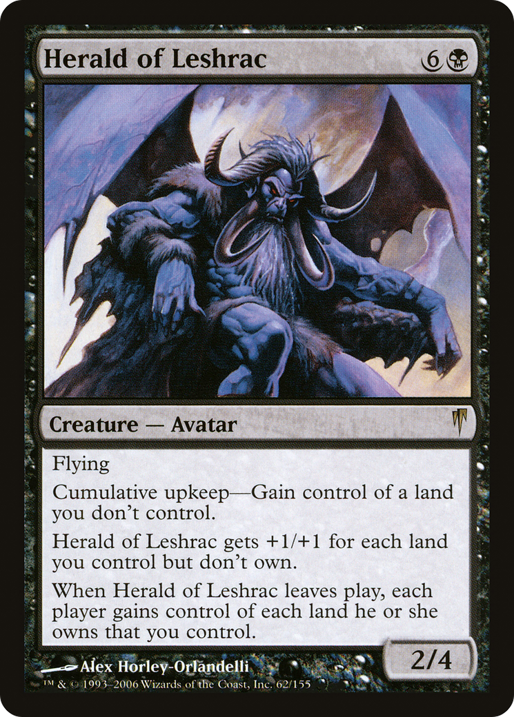 Herald of Leshrac [Coldsnap] Foil
