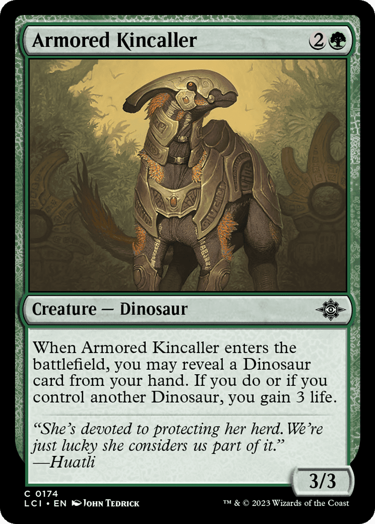 Armored Kincaller [The Lost Caverns of Ixalan] Foil