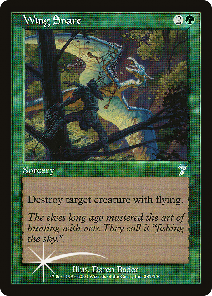 Wing Snare (7ED-283★) - Seventh Edition Foil