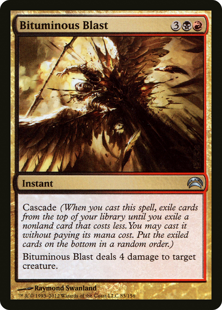 Bituminous Blast (083) [Planechase 2012]  Foil