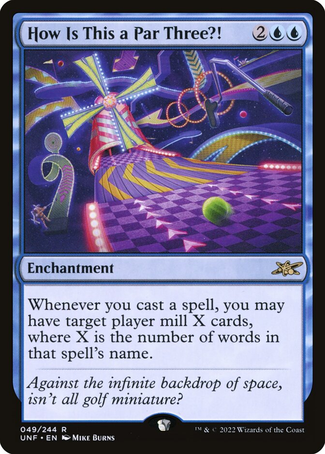 How Is This a Par Three?! 49/244 (Unfinity)  - Foil