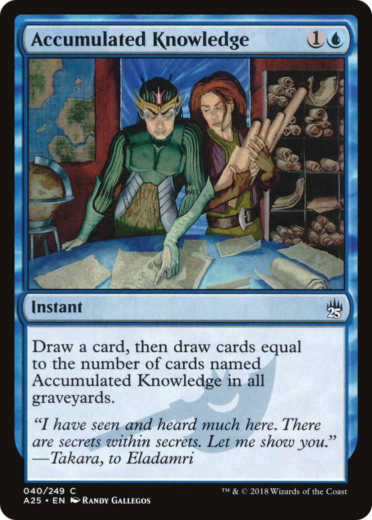 Accumulated Knowledge [Masters 25] Foil