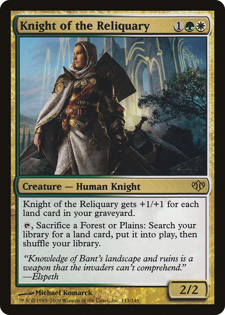 Knight of the Reliquary [Conflux] Foil