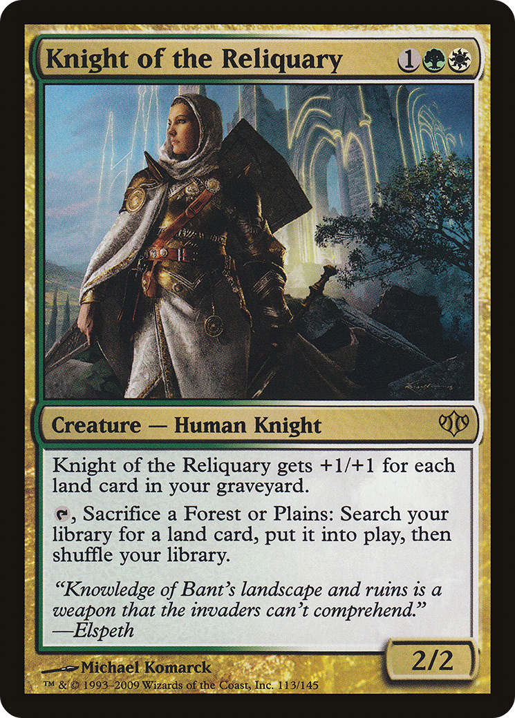 Knight of the Reliquary [Conflux] Foil
