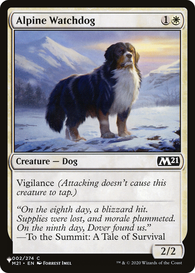 Alpine Watchdog |  (M21-2) [The List]