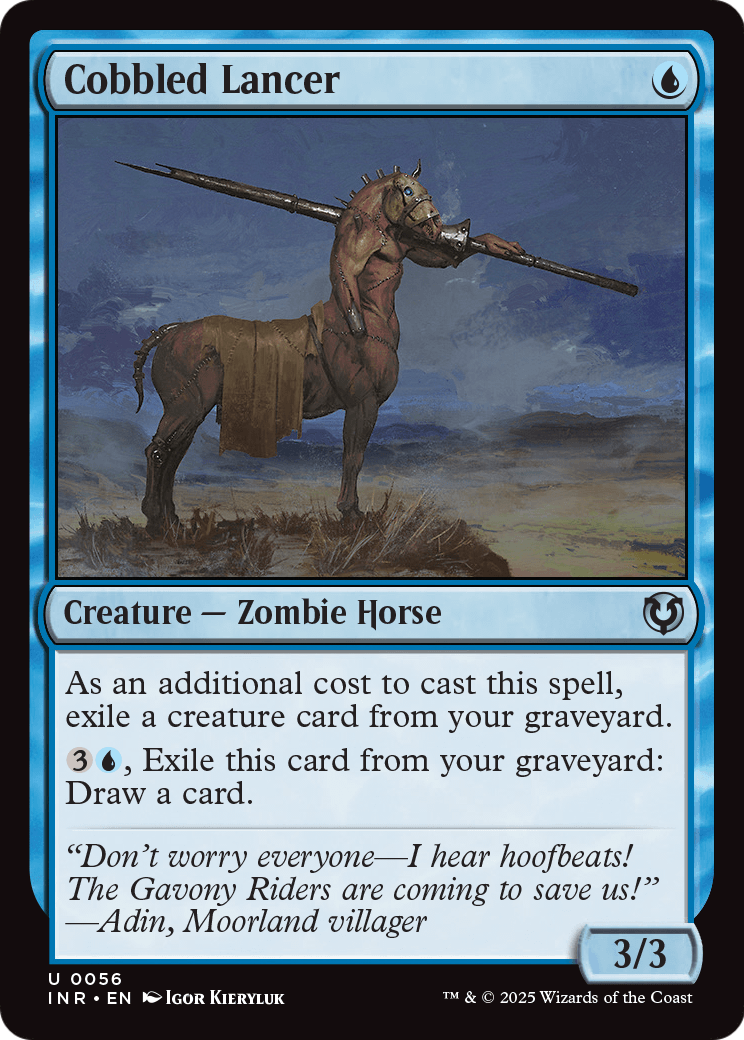 Cobbled Lancer (-056) [Innistrad Remastered]  Foil