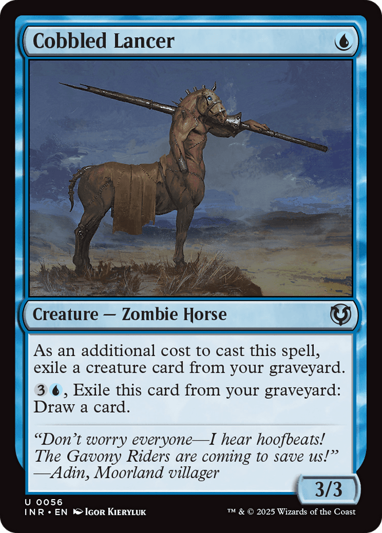 Cobbled Lancer (-056) [Innistrad Remastered]  Foil
