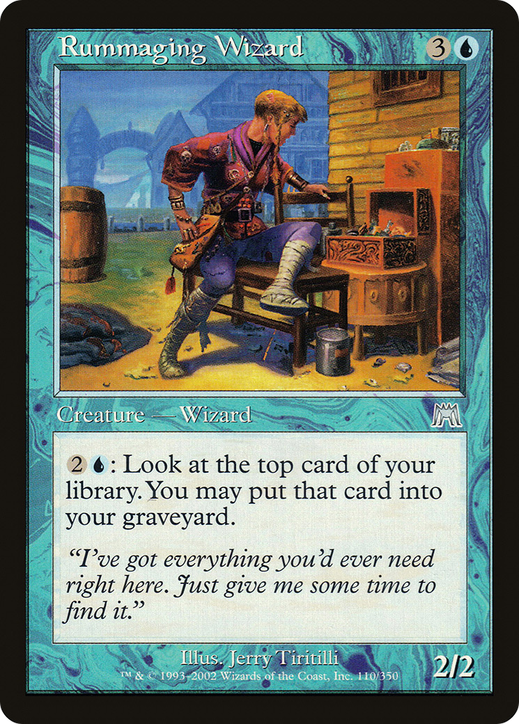 Rummaging Wizard [Onslaught] Foil