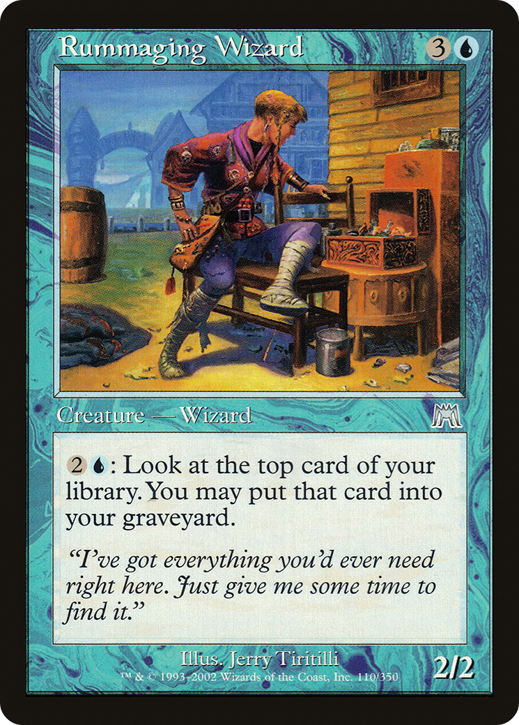 Rummaging Wizard [Onslaught] Foil