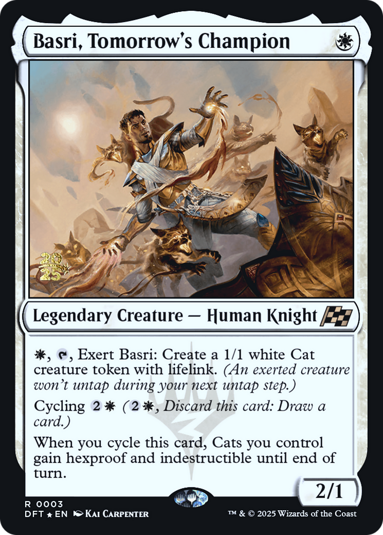 Basri, Tomorrow's Champion (-003) [Prerelease Cards]  Foil