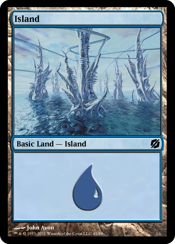 Island (TD2-045) - Duel Decks: Mirrodin Pure vs. New Phyrexia